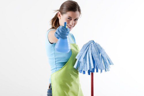 Professional home cleaners serving a modern Haringey residence