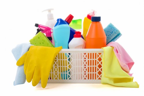 Professional office cleaners maintaining a tidy workspace in Haringey