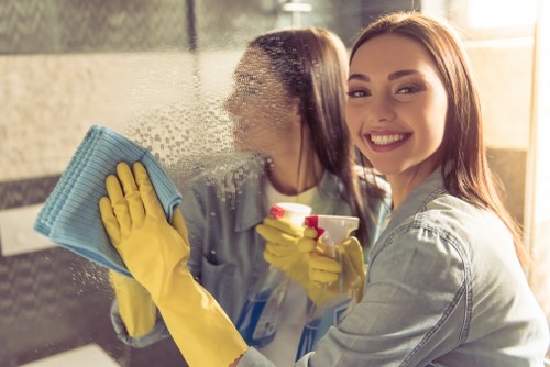 Bathroom deep cleaning in Haringey with descaling and sanitising
