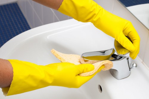 Encrypted online payment illustration for carpet cleaning